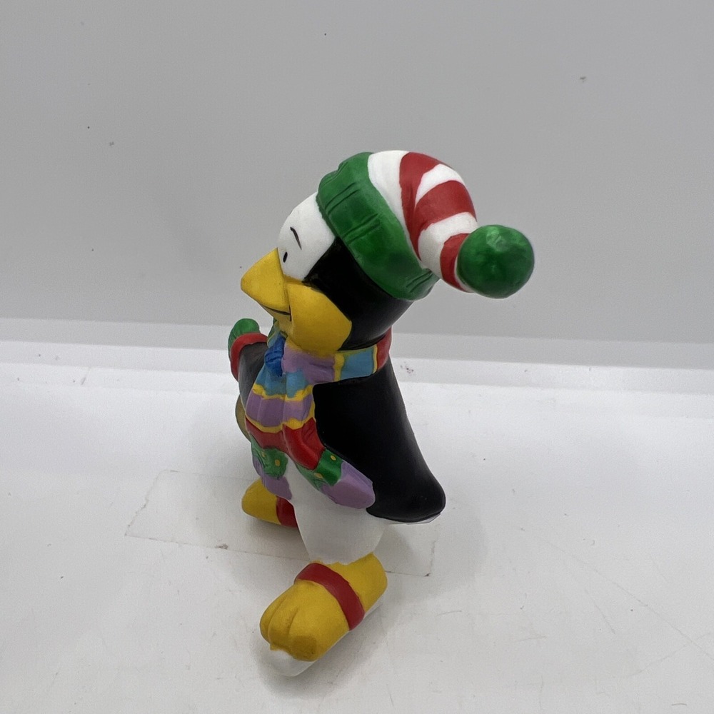 Vintage 1995 Penguin Christmas Candle Holders Set Of 4 - Picture 15 of 15